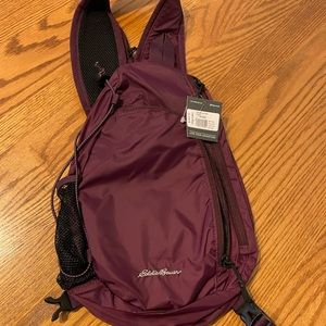 Eddie Bauer Small Sling Back Plum